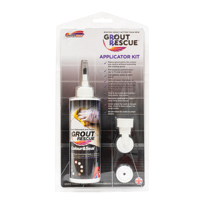 Grout Rescue applicator kit packaging on a white background